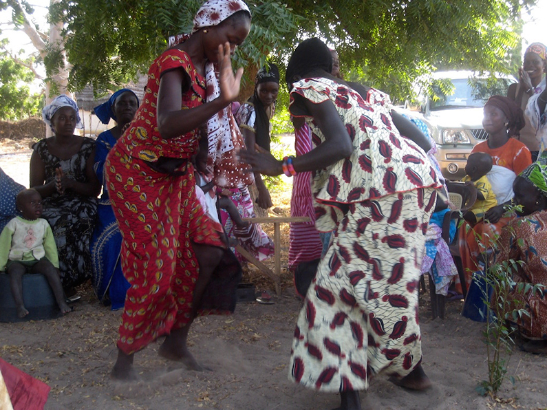 Tabaski in rural Senegal is celebrated with singing and dancing