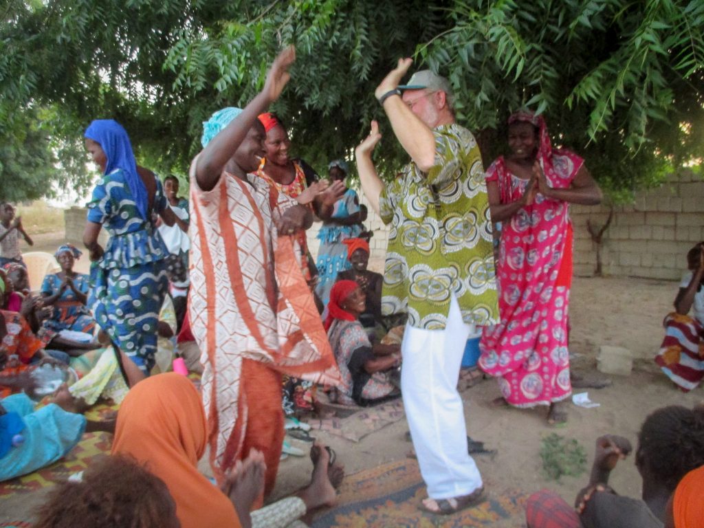 Dancing in the village of Mboss Dancing in the village of Mboss