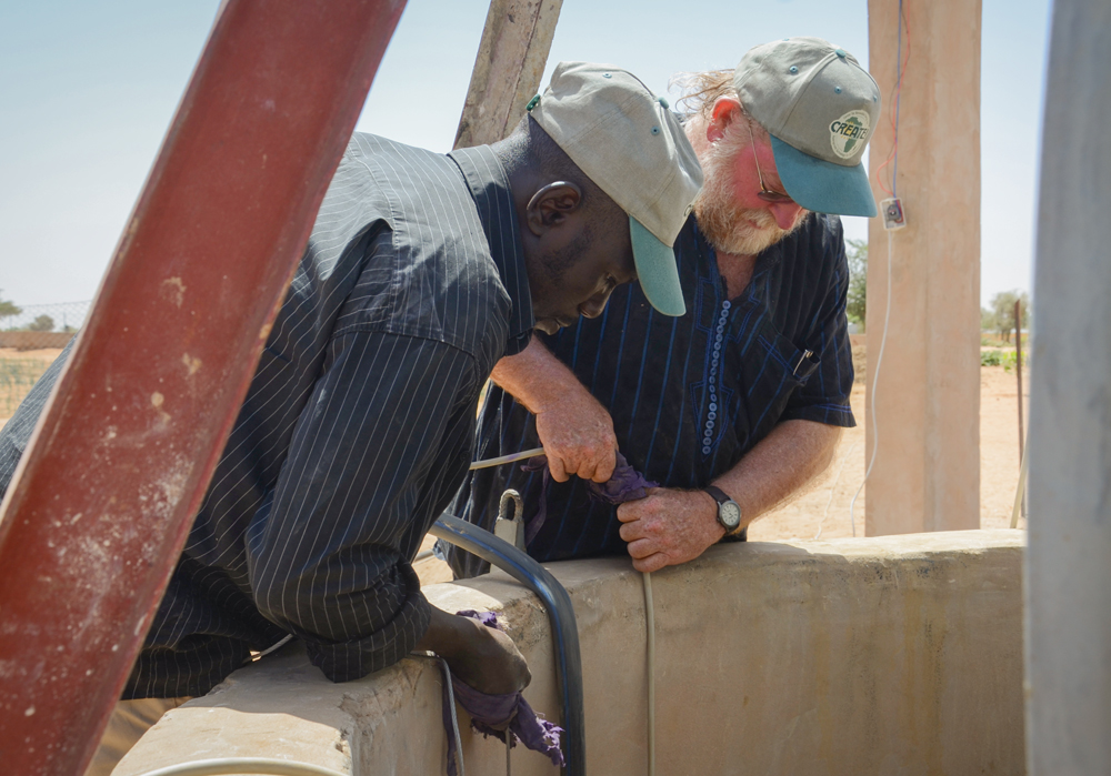 CREATE! Founder Barry Wheeler in Santhie